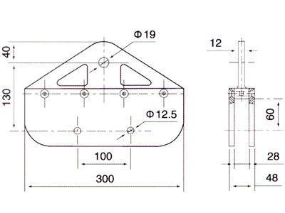 spider clamp BL31 drawing